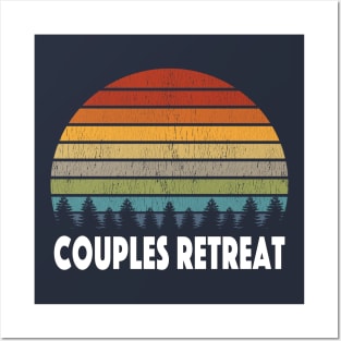 Couples Retreat Tshirt | Matching Group Couple Retreat Shirt Posters and Art